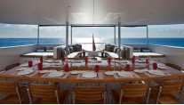 Motor yacht IDOL-  Bridge Deck Al Fresco Dining
